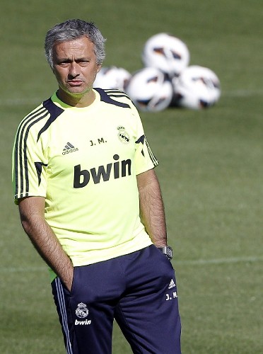 El entrenador del Real Madrid, el portugués Jose Mourinho.