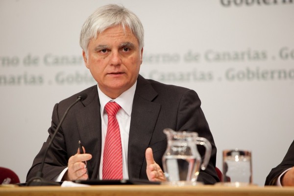 El vicepresidente del Gobierno canario, José Miguel Pérez.