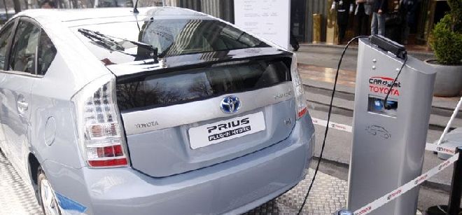 Toyota Prius híbrido enchufable.