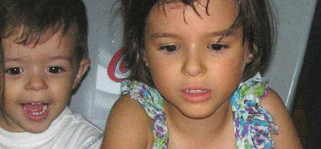 Los dos niños desaparecidos en Córdoba, Ruth y José.