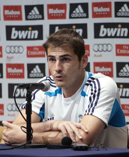 El jugador del Real Madrid Iker Casillas.