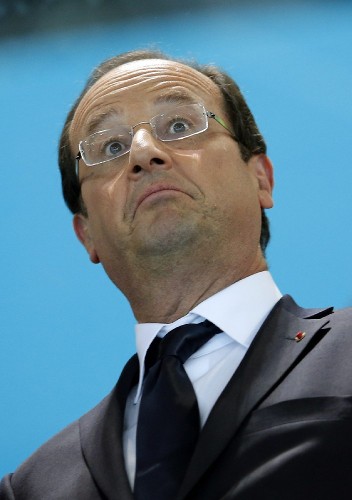 El presidente de Francia Francoise Hollande.