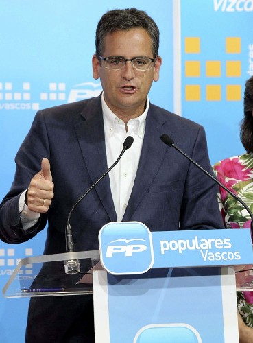 El presidente del Partido Popular del País Vasco, Antonio Basagoiti.