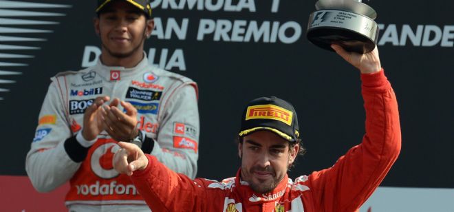 El piloto español Fernando Alonso, de Ferrari.