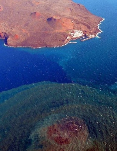 Imagen de archivo de la erupción submarina de El Hierro.