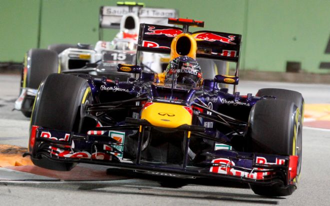 El piloto alemán de Fórmula Uno Sebastian Vettel, de Red Bull Racing.