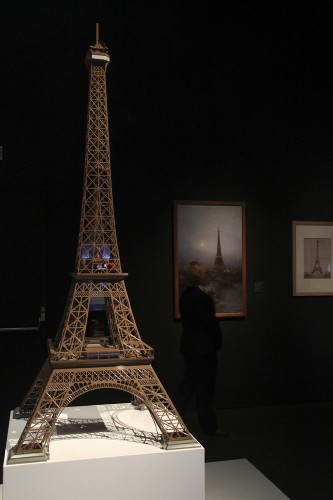 Maqueta de la Torre Eiffel.