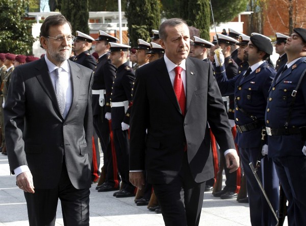 Mariano Rajoy (dcha) con Recep Tayyip Erdogan.
