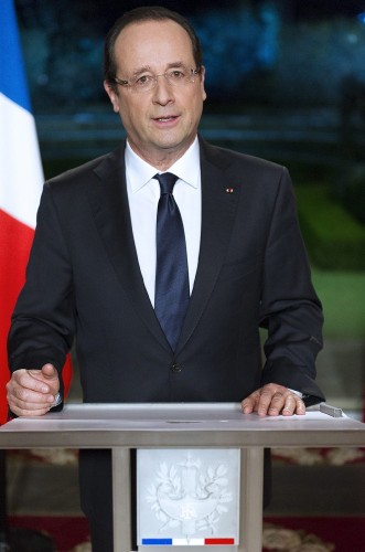 El presidente francés François Hollande. 