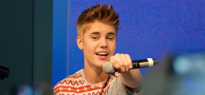 Fotografía de archivo del 11 de septiembre de 2012 muestra al cantante canadiense Justin Bieber.