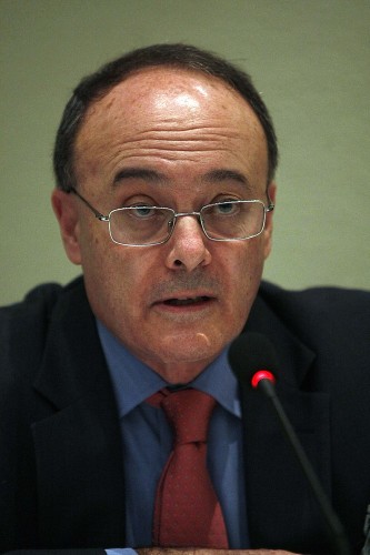 El gobernador del Banco de España, Luis María Linde.