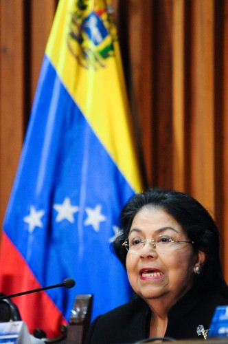 La presidenta del Tribunal Supremo de Justicia de Venezuela (TSJ), Luisa Estella Morales.