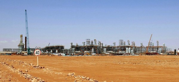 Planta de tratamiento de gas en In Amenas(Argelia. 