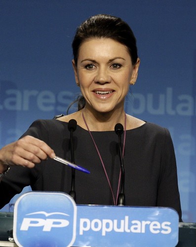 La secretaria general del Partido Popular, María Dolores de Cospedal.