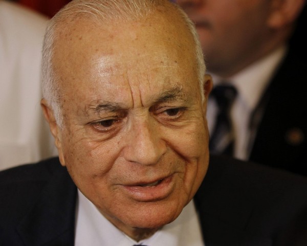 El secretario general de la Liga Árabe, Nabil Al Arabi.