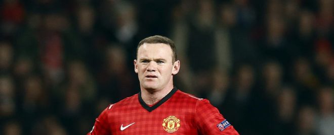 El centrocampista del Manchester United, Wayne Rooney.