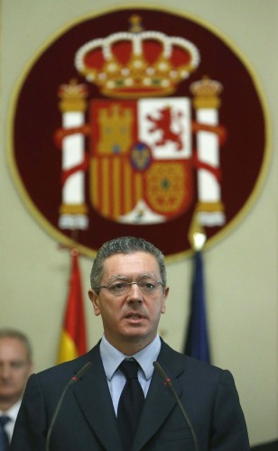 El ministro de Justicia, Alberto Ruiz Gallardón.