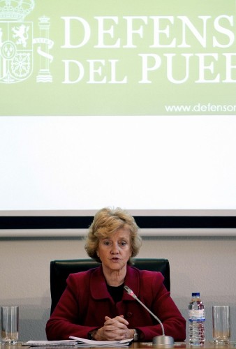 La defensora del Pueblo, Soledad Becerril.