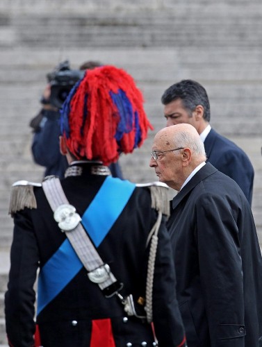 El presidente de Italia, Giorgio Napolitano.