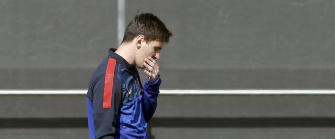 El jugador del FC Barcelona, Leo Messi.