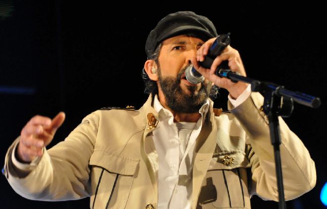El cantante Juan Luis Guerra, en un concierto. EFE