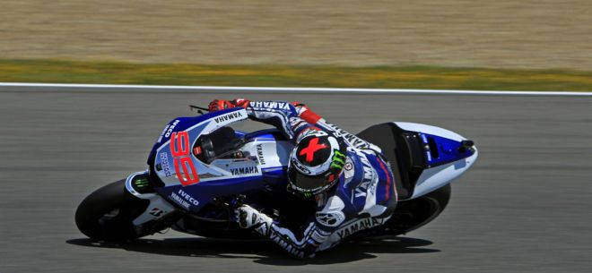 El piloto español de MotoGP Jorge Lorenzo (Yamaha .