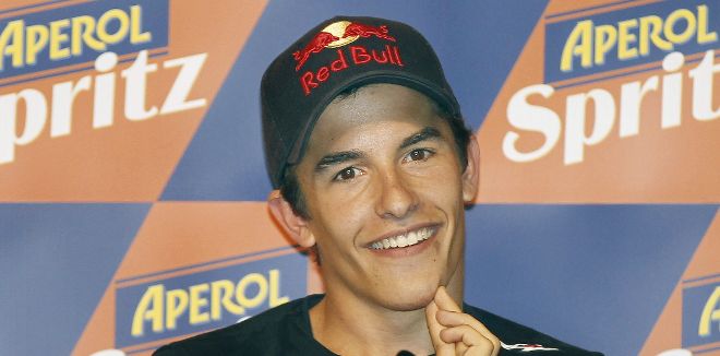 El piloto español de Moto GP, Marc Marquez, del equipo Honda, .