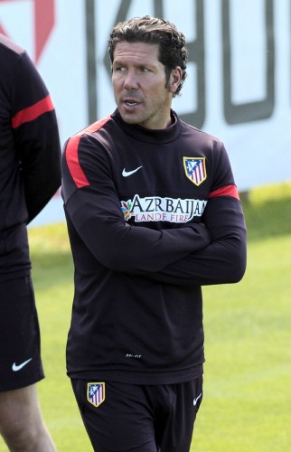 El técnico del Atlético de Madrid, el argentino Diego Simeone.
