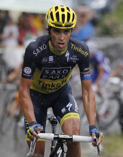 El ciclista español Alberto Contador (Saxo-Tinkoff).