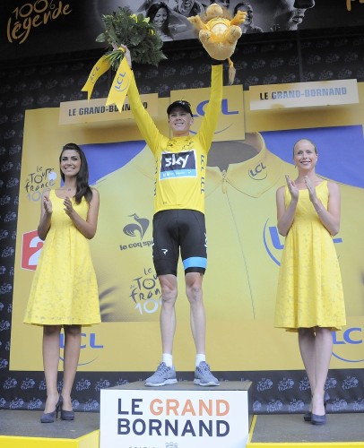 El ciclista británico Christopher Froome, vencedor del Tour de Francia.