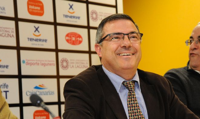 El presidente del equipo aurinegro, Félix Hernández.