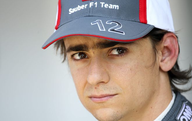 El piloto mejicano de la escudería Sauber F1 Team Esteban Gutiérrez.