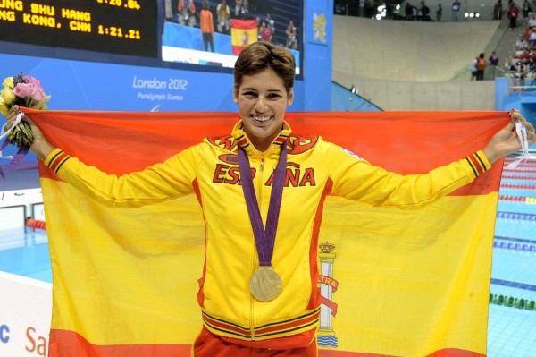 La nadadora paralímpica tinerfeña Michelle Alonso.