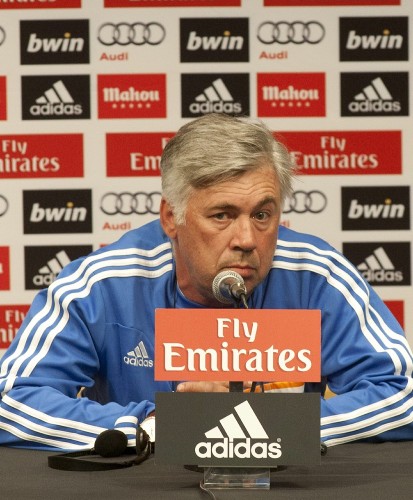 El entrenador del Real Madrid, Carlo Ancelotti.