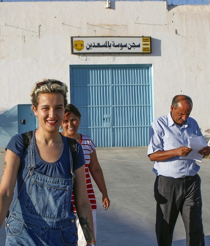 La activista tunecina Amina Esbui.