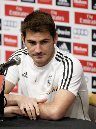 El arquero del Real Madrid Iker Casillas.