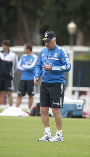 El entrenador del Real Carlo Ancelotti.