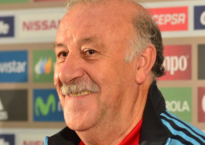 El director técnico de la selección española de fútbol Vicente del Bosque.