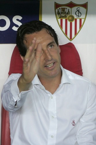 El entrenador del Sevilla FC, Unai Emery..