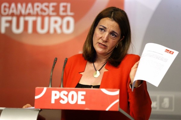 La portavoz del PSOE en el Congreso, Soraya Rodríguez.