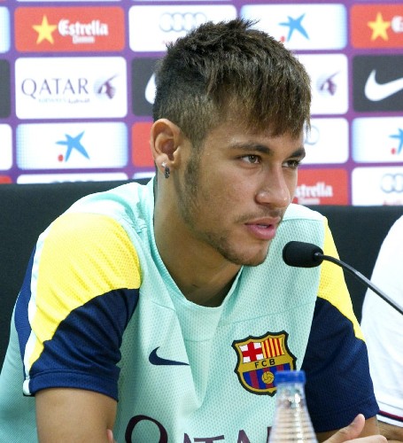 El delantero brasileño del FC Barcelona, Neymar da Silva.