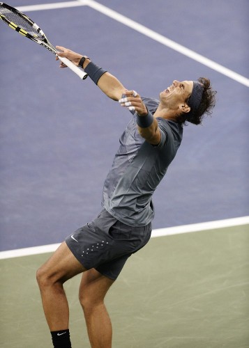 El tenista español Rafael Nadal .