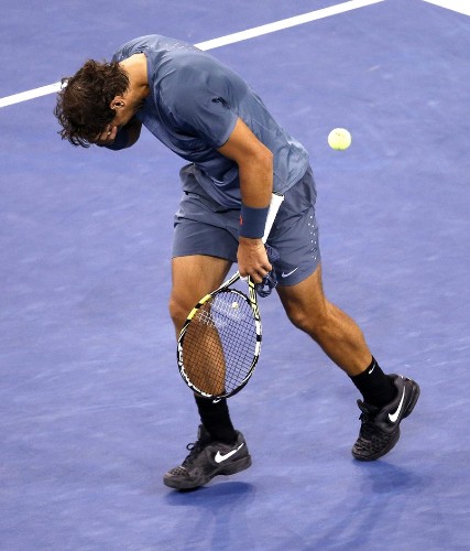 El tenista español Rafael Nadal tras vencer al serbio Novak Djokovic.
