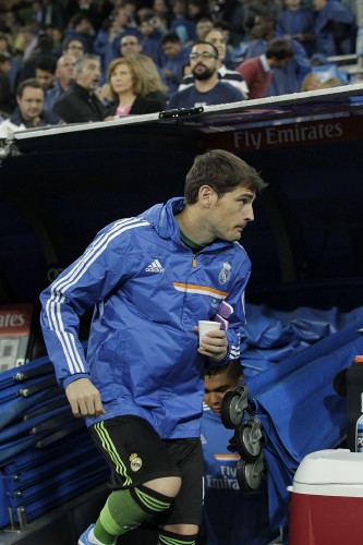 El portero suplete del Real Madrid, Iker Casillas.
