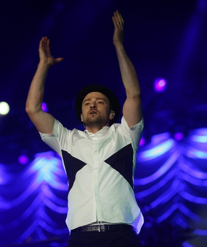 El cantante estadounidense Justin Timberlake.