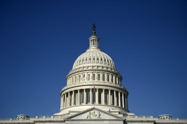 Vista de la cúpula del edificio del Capitolio, en Washington.