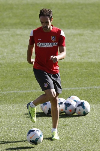 El jugador del Atlético de Madrid Juanfran.