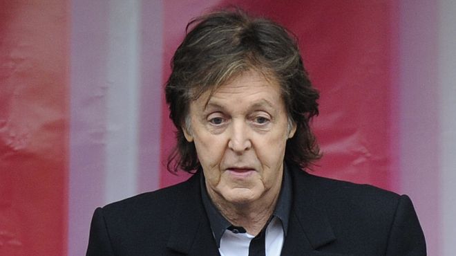 El exBeatle Paul McCartney.