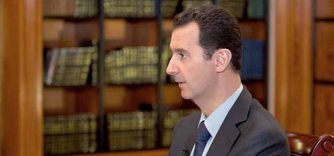 Fotografía cedida por la Agencia Siria Árabe de Noticias (SANA) hoy, lunes 21 de octubre de 2013, que muestra al presidente sirio, Bachar al Asad.