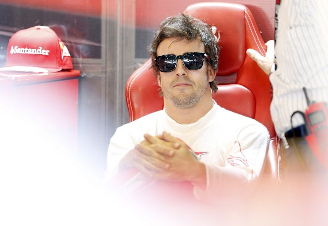 Fernando Alonsom de la escudería Ferrari.